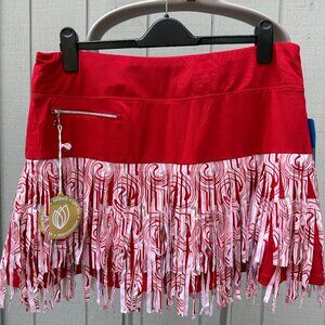 NEW! GG Blue / Fringe Skort 18” / Cherry Tart / XL / NWT